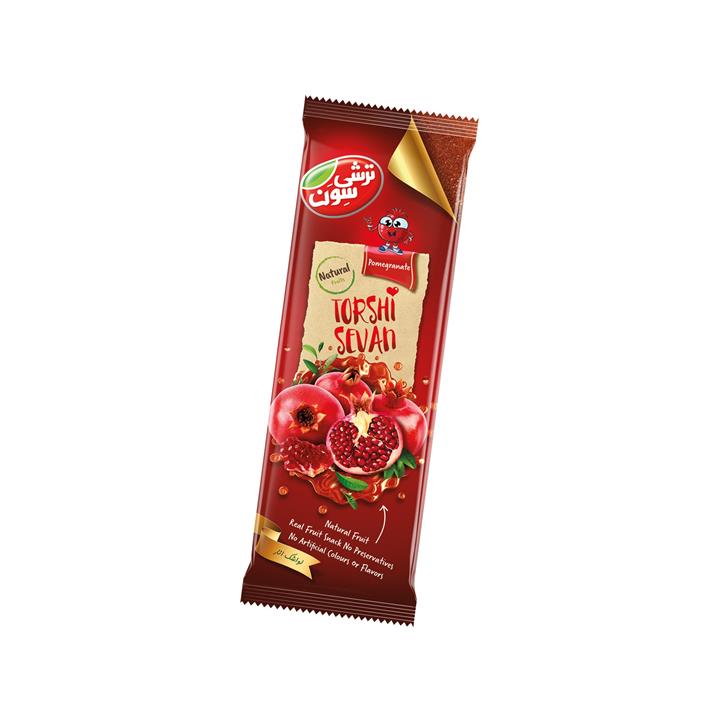 لواشک فامیلا انار ترشی سون - 100 گرم بسته 10 عددی